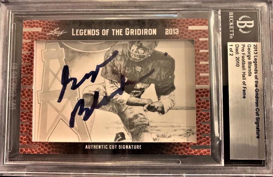 Blanda, George Signed/Encapsulated Card (1 of 1)