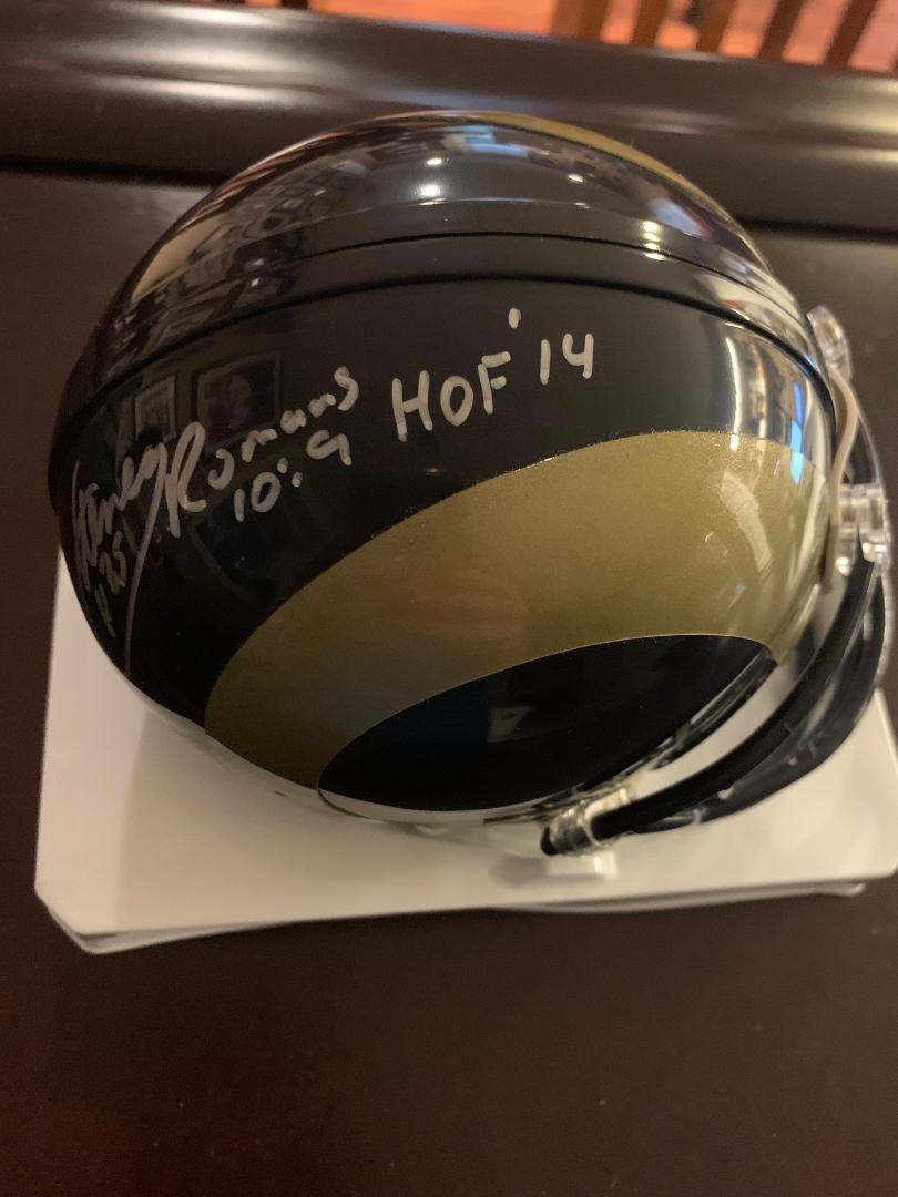 Williams,Aeneas Signed Mini Helmet (1 of 2)