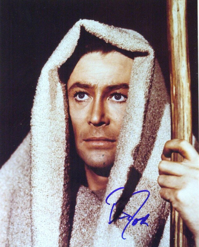 Actor PETER O'TOOLE - Color Movie Still Signed: Peter O'Toole (1932- ) British actor. O'Toole catapulted to stardom with his portrayal of T. E. Lawrence in the desert epic Lawrence of Arabia. He was a major star of the 1960s and early 1970s, winnin