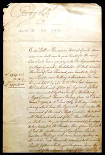 British Monarch GEORGE III - Doc Signed Sept 1792: George III (1738-1820) King of Great Britian. George III reigned during a period when Britain won an empire in the Seven Years’ War but lost its American colonies and then, after the struggle
