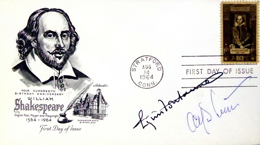 Actors ALFRED LUNT & LYNN FONTAINNE - Postal Cvr (1 of 1)