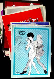 PLAY PROGRAMS - Twenty-Five Signed by Stars: Play Programs. Twenty-five, 8 &#189;&#8221; x 11&#8221; eight- page programs from various John Kenley productions, most signed on the back-side where a large black and white photograph of the shows&#8