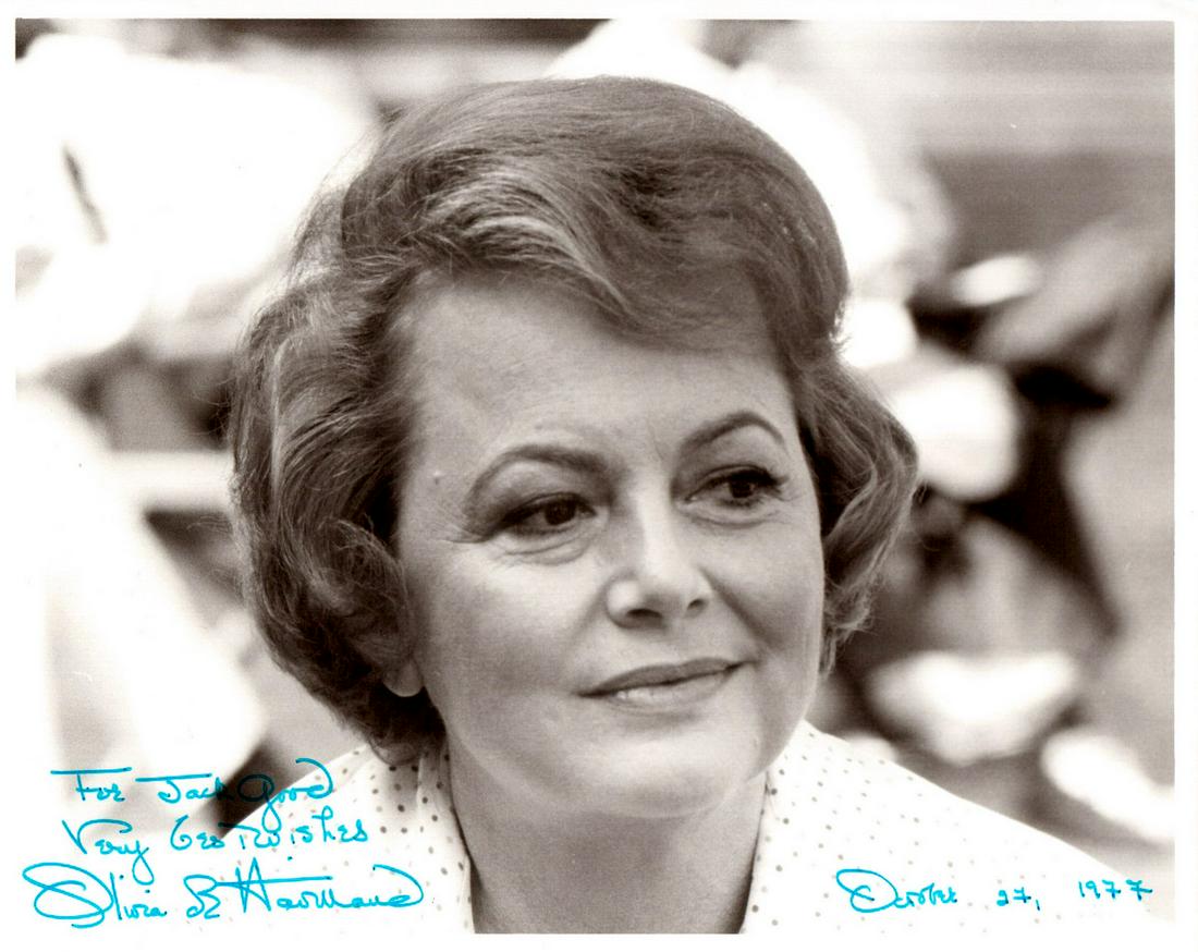 British Actress OLIVIA deHAVILLAND - Photo Signed (1 of 1)