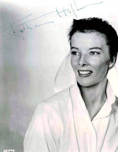 Actress KATHARINE HEPBURN - Photo Signed *RARE*