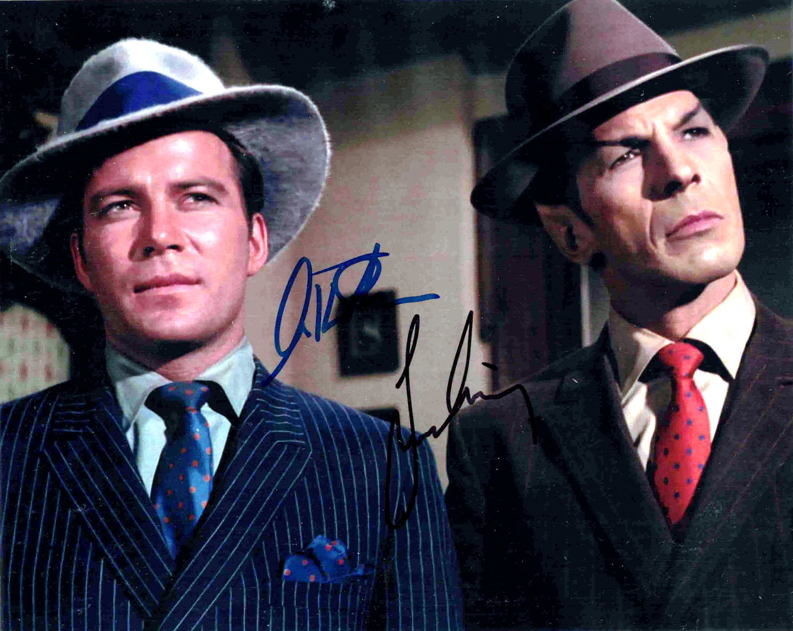 Star Trek WILLIAM SHATNER & LEONARD NIMOY _ Photo (1 of 1)