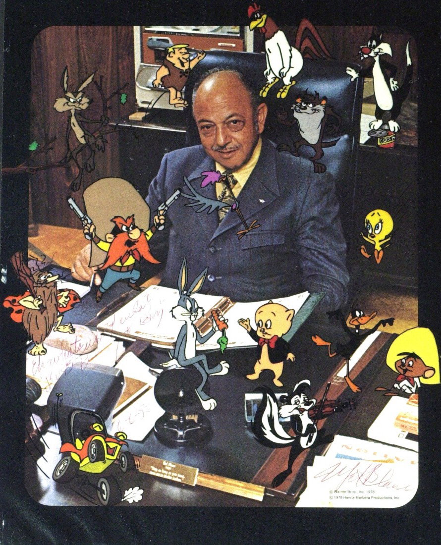 Voice Actor MEL BLANC - Color Photo Signed: Mel Blanc (1908-1989) Voice actor. Blanc was the versatile cartoon voice creator of such unforgettable characters as Bugs Bunny, Porky Pig, and Daffy Duck. 8" x 10" color printed photograph signed, in