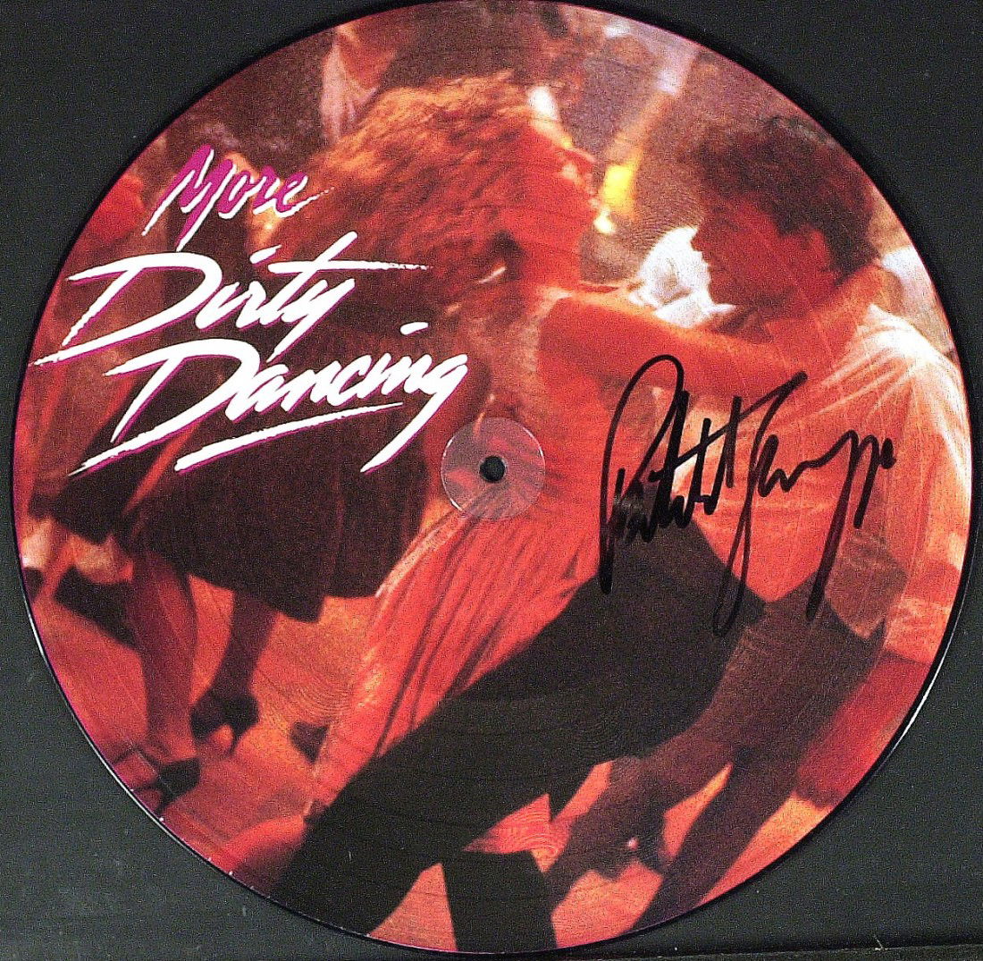 PATRICK SWAYZE - Dirty Dancing Record Signed: Patrick Swayze (1952-2009) Actor. Swayze was best-known for his tough-guy roles, as romantic leading men in the hit films Dirty Dancing and Ghost and as Orry Main in the North and South television min