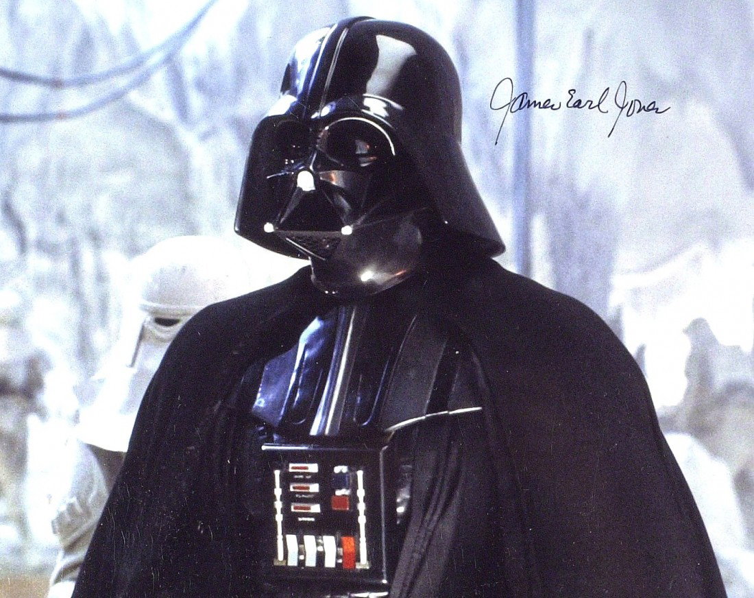 STAR WARS: Darth Vader Two Signed Photos: Star Wars. Dave Prowse (1935- ) British actor. Prowse played the menacing villain Darth Vader in the 1977 film Star Wars. The film was a hit and Vader became Prowse's signature role, one he played in 
