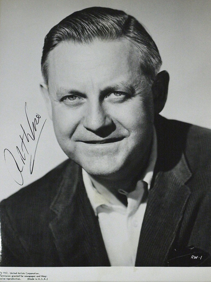 Director ROBERT WISE - Photo Signed: Robert Wise (1914-2005) Director. Wise won Academy Awards as Best Director for The Sound of Music and West Side Story as well as nominations as Best Film Editing for Citizen Kane and Best Picture for 
