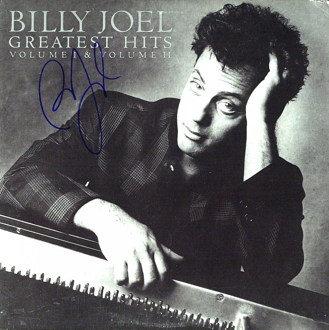 BILLY JOEL - Record Album Signed: Billy Joel (1949- ) Singer, songwriter. Joel emerged as one of the most popular singer, songwriters of the latter half of the 1970s. Joel's music consistently demonstrates an affection for Beatlesque 