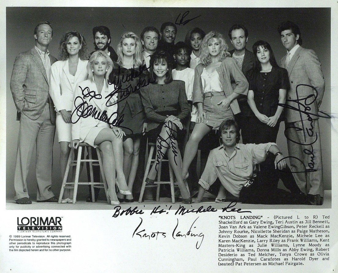 KNOTS LANDING Cast Signed Photo Jun 29, 2011 The Written Word