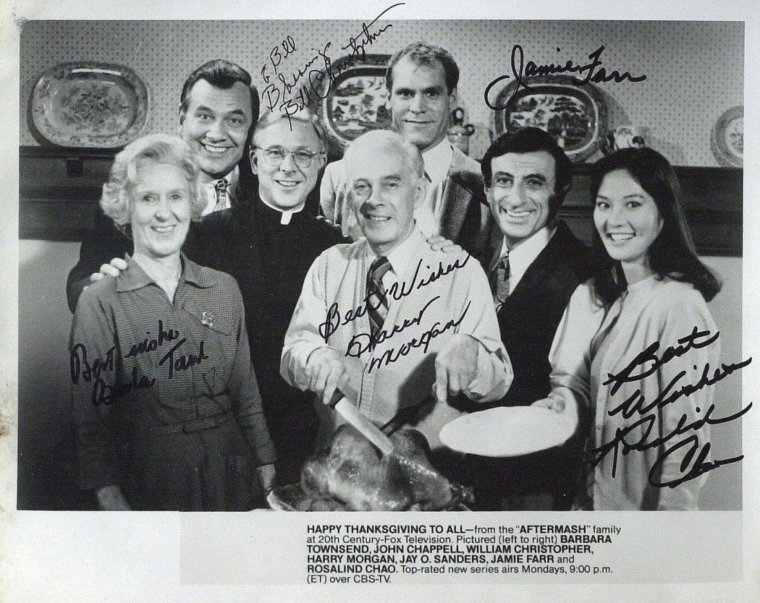 AFTER M*A*S*H - Cast Photo Signed By Five: AfterMASH. AfterMASH was a situation comedy that aired from 1983 until 1985. A spin-off of the series M*A*S*H the show took place immediately following the end of the Korean War and chronicled the adv