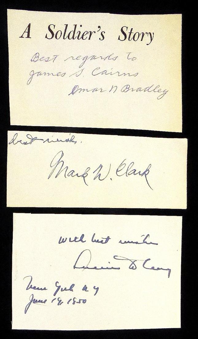 MILITARY LOT - Nine Generals and Admirals (1 of 3)