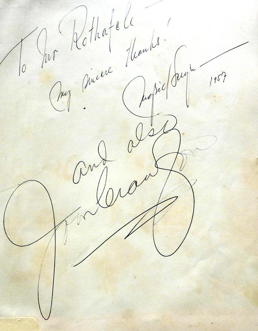 Actresses INGRID BERGMAN & JOAN CRAWFORD (1 of 1)