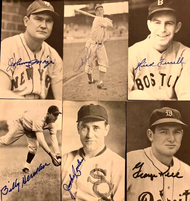 (6) HOF  Signed Photo Copies (1 of 1)