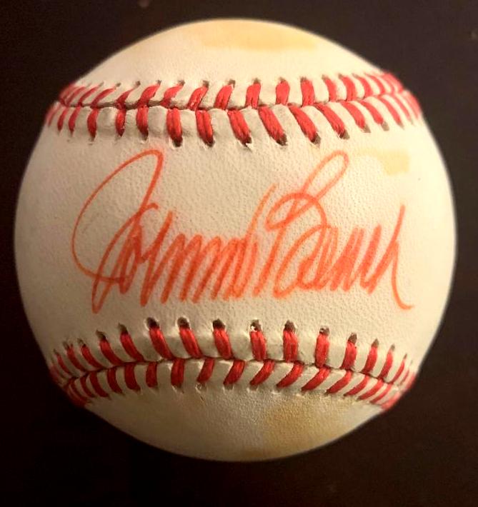Bench,Johnny Signed Baseball (1 of 2)
