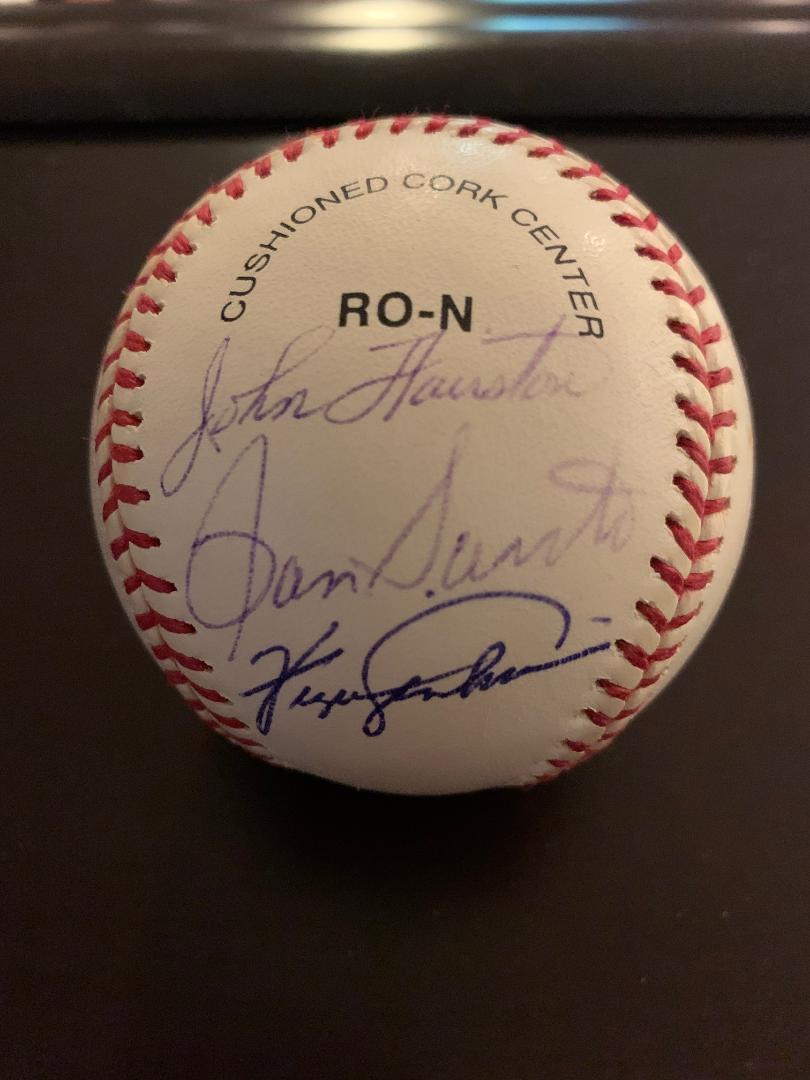 Cubs Legends Signed Baseball (1 of 1)