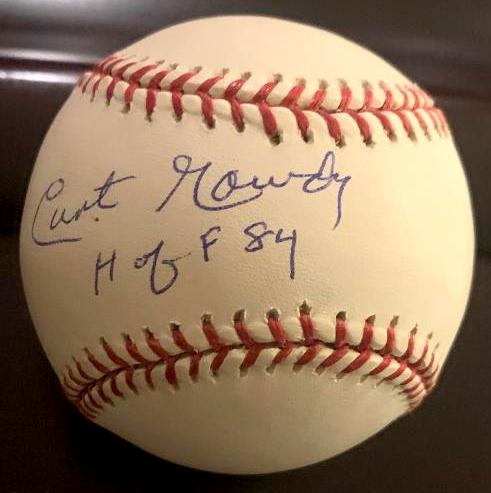 Gowdy,Curt Signed Baseball (1 of 2)