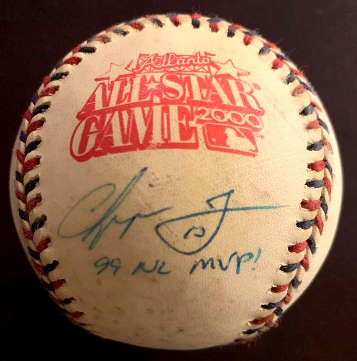 Jones,Chipper Signed Baseball (1 of 2)
