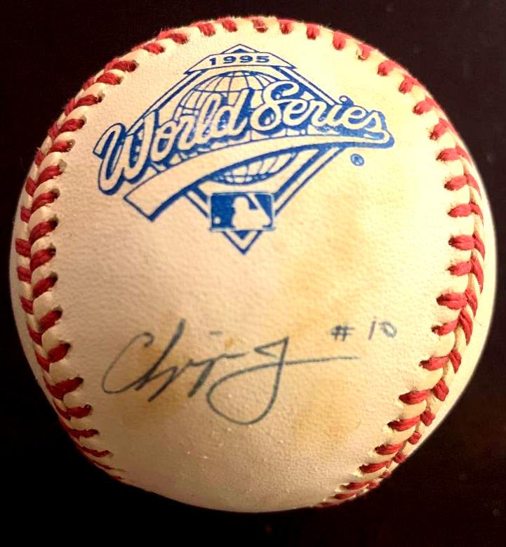Jones,Chipper Signed Baseball (1 of 2)