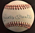 Mantle,Mickey Signed Baseball