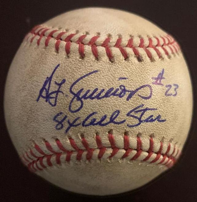 Simmons, Ted Signed Baseball (1 of 2)
