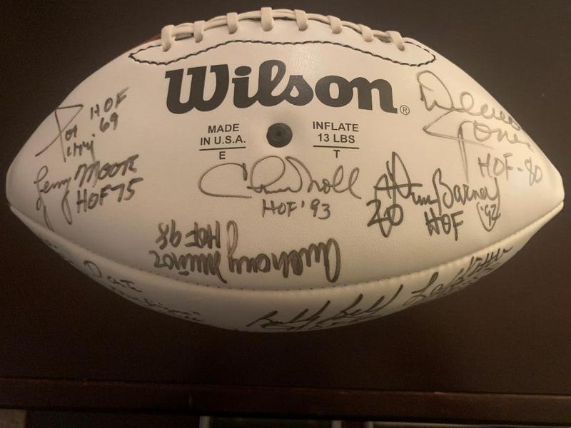 Signed Football Twenty Six HOFers (1 of 3)