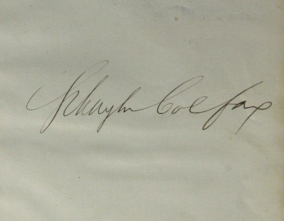 Grant's VP SCHUYLER COLFAX - Album Page: Schuyler Colfax (1823-1885) Colfax was the 17th Vice President of the United States serving with Ulysses S. Grant. He was a Representative from Indiana serving as Speaker of the House of Representativ