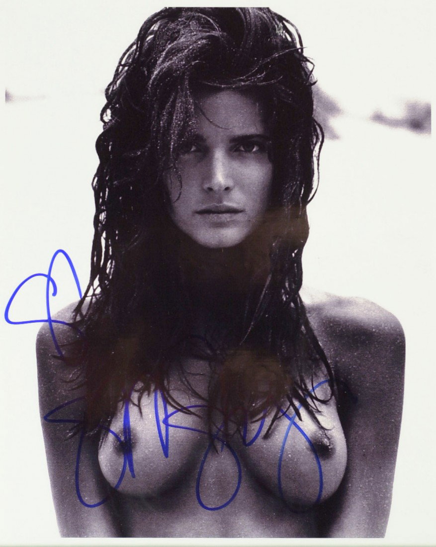 Model STEPHANIE SEYMOUR - Two Topless Photos: Stephanie Seymour (1968- ) Model, actress. Seymour has modeled for many notable fashion magazines and designers, and has been photographed by several well-known photographers including Herb Ritts, Ric