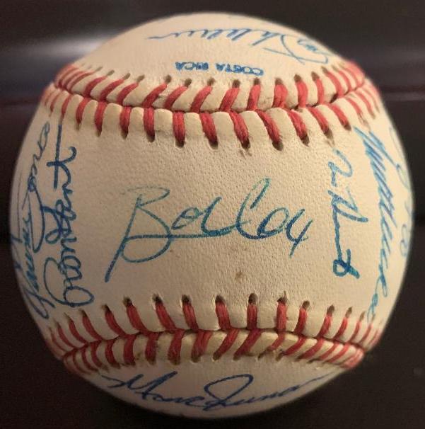 Atlanta Braves (1991) Signed Baseball (1 of 5)