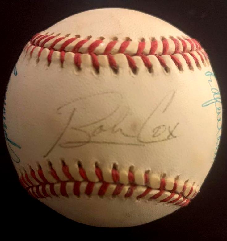 1990's Atlanta Braves Signed Baseball (11) (1 of 4)