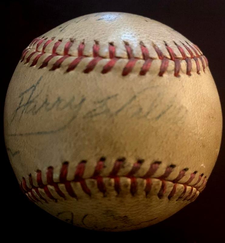 Cronin, Chandler, Durocher Signed Baseball (1 of 4)