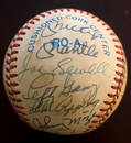 Multi Signed HOF Ball Mantle, Mays, Dimaggio,Koufax  etc..