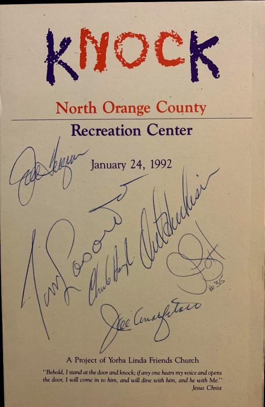 Lasorda,Tom Among Others Signed Program (1 of 1)