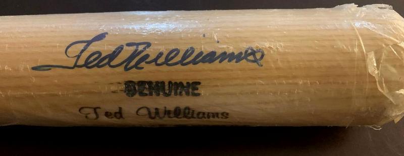 Williams,Ted Signed Bat (1 of 3)