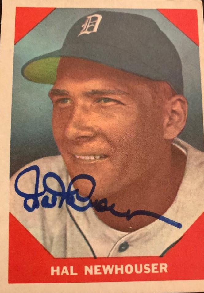 Newhouser,Hal Signed Baseball Card (1 of 1)
