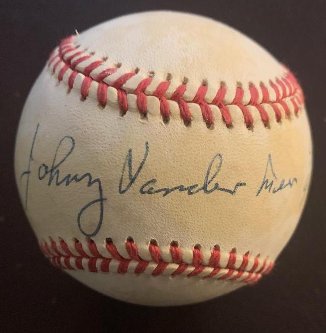 Vander Meer Signed Baseball (1 of 2)