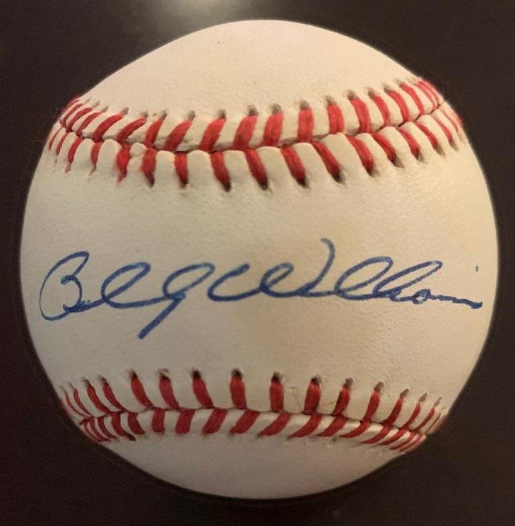 Williams,Billy Signed Baseball (1 of 2)