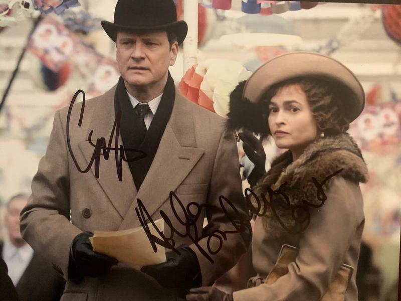 Firth,Colin and Carter, Bonham Helena Signed Photo (1 of 1)