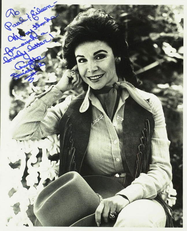 Mouseketeer ANNETTE FUNICELLO - Photo Signed: Annette Funicello (1942- ) Actress. Annette was the “sweetheart” of television’s The Mickey Mouse Club, she began performing at age ten. The Disney people themselves sensed that Funicello had st