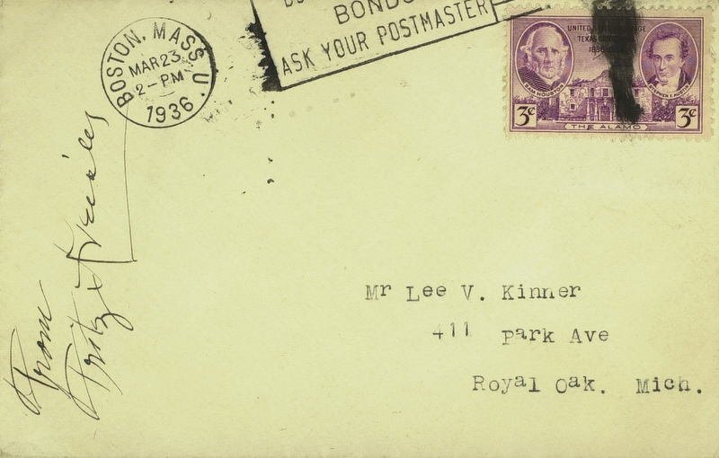 Austrian Violinist FRITZ KREISLER - Postal Cvr Sig: Fritz Kreisler (1875-1962) Austrian violinist, composer. Kreisler was one of the most famous violin masters of his or any other day, he was known for his sweet tone and expressive phrasing. 5 ½” x 