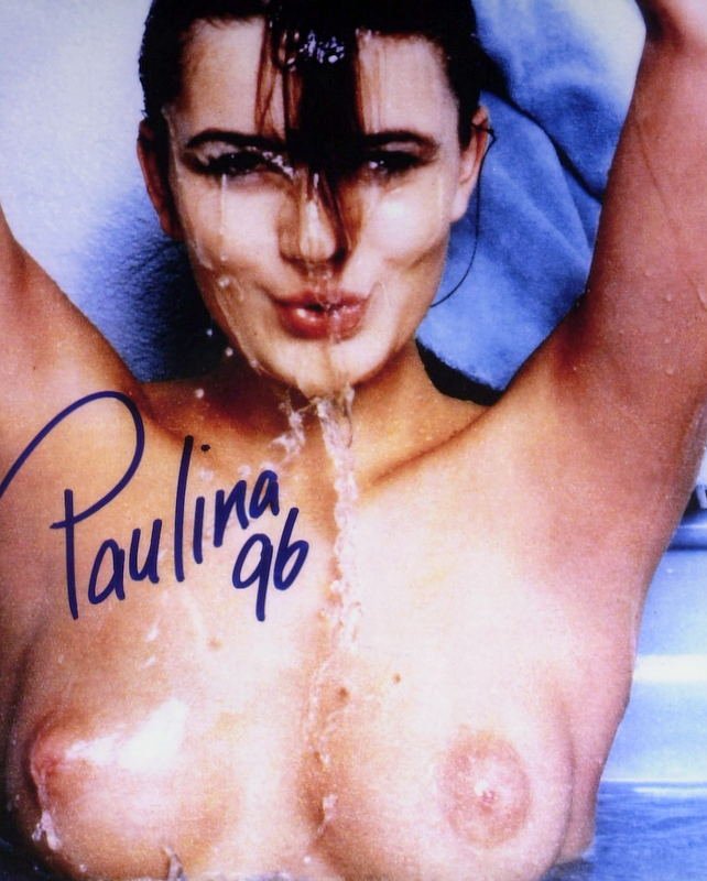 Czech Model PAULINA PORIZKOVA - Topless Photo: Paulina Porizkova (1965- ) Czech-American model, actress. Paulina became the first woman from Central Europe to grace the cover of the Sports Illustrated swim-suit issue at the age of eighteen. 8” x