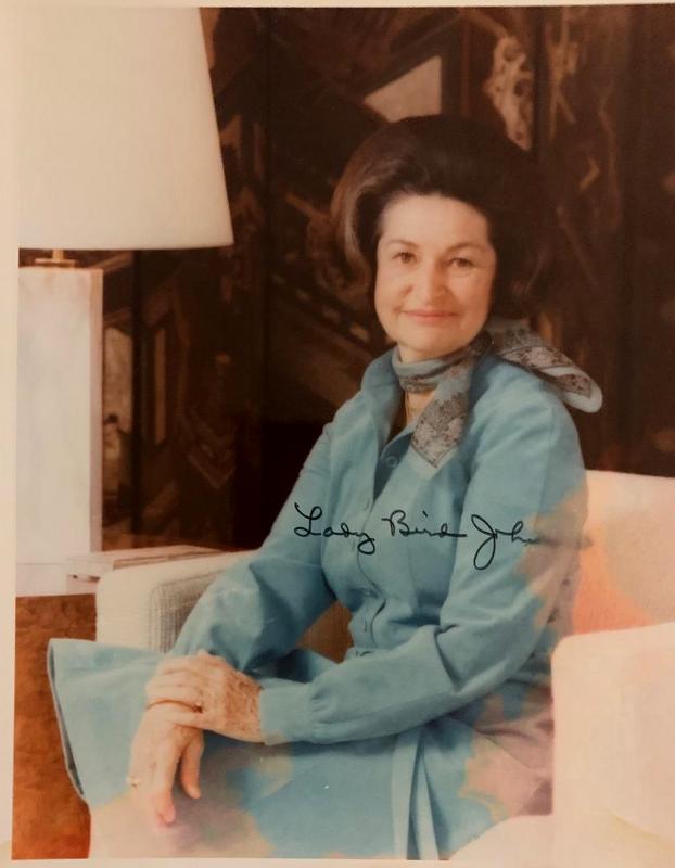 Johnson,Lady Bird Signed Photo (1 of 1)