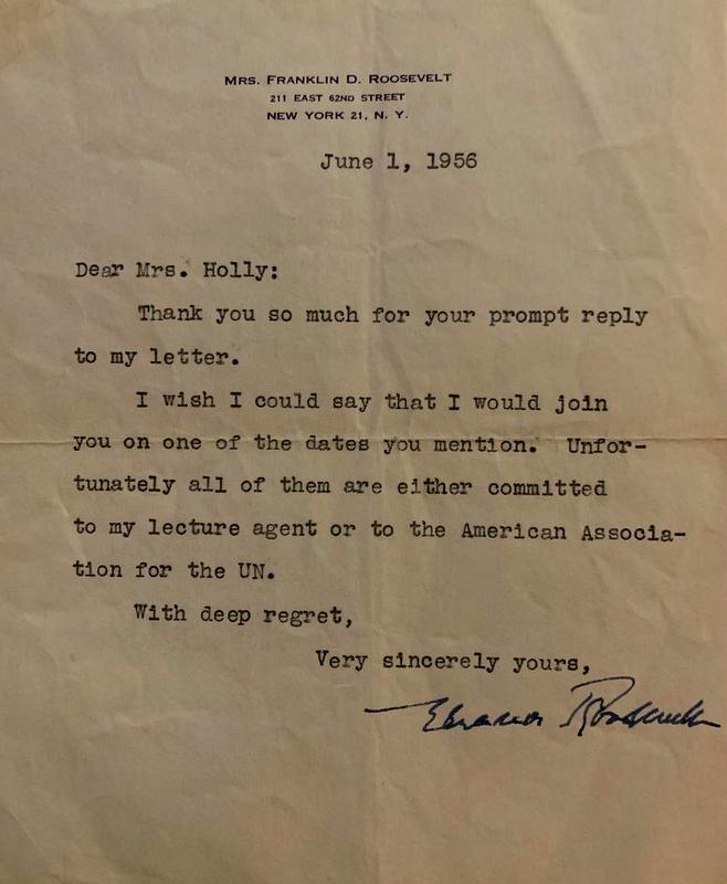 Roosevelt,Eleanor ALS (1 of 1)