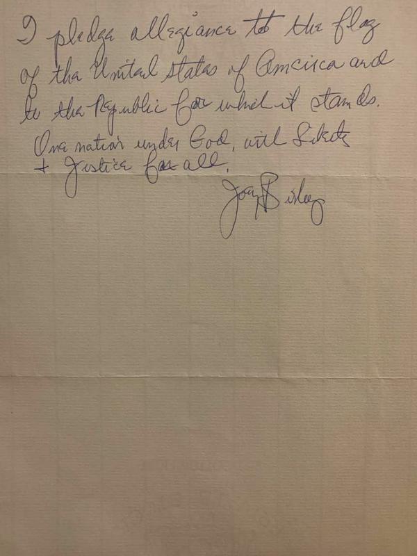 Comic Actor JOEY BISHOP - Pledge Signed (1 of 1)