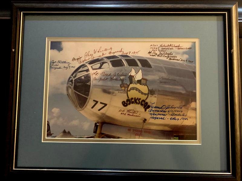 Bockscar Signed/framed Photo Auction