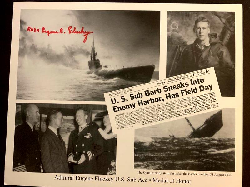 Fluckey,Eugene Signed Photo (1 of 1)