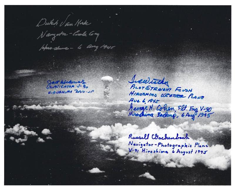 Hiroshima Mushroom Cloud Signed Photo (5) (1 of 1)