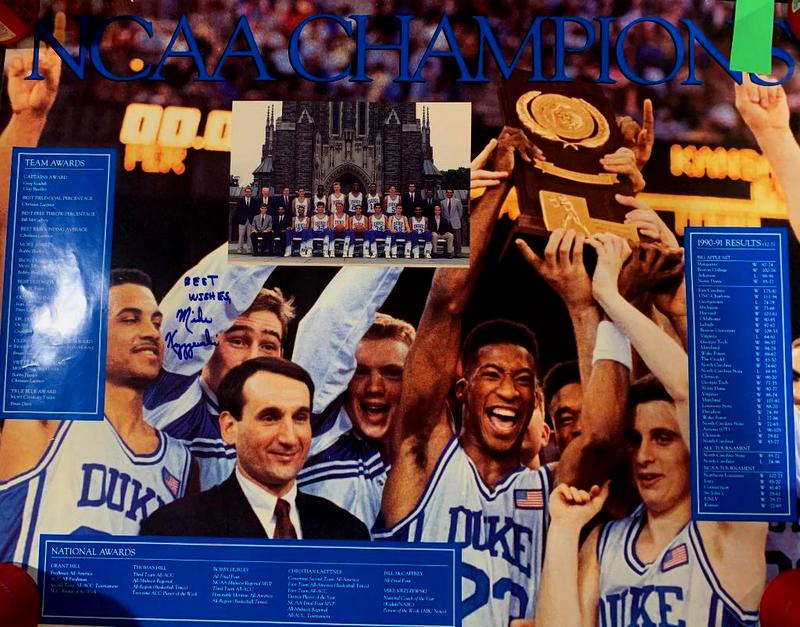 Krzyzewski,Mike Signed Poster (1 of 1)