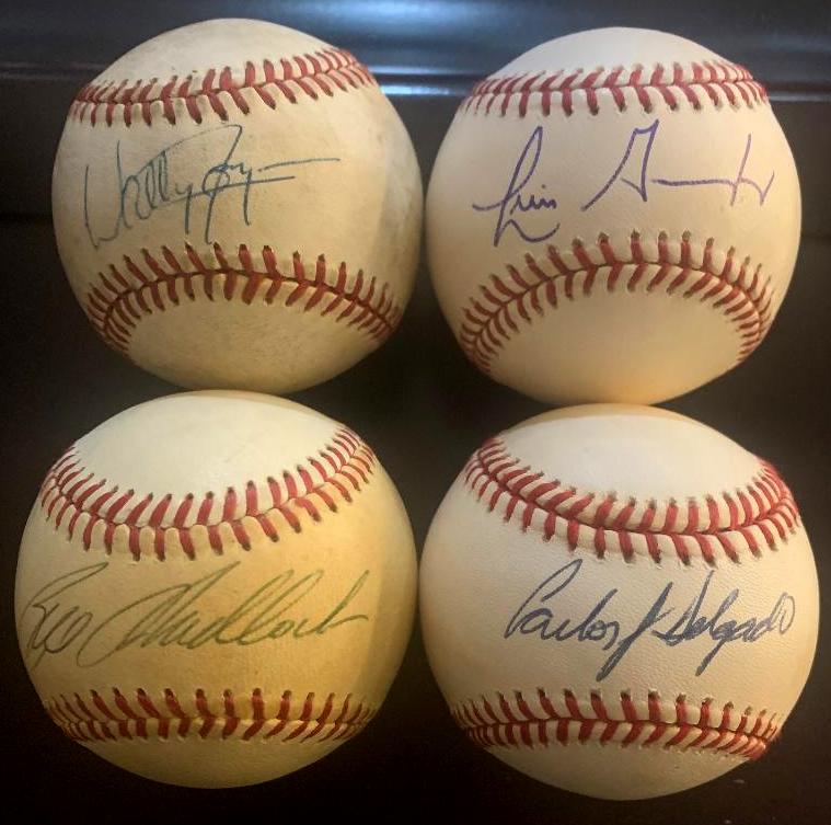 Lot of (4) Madlock, Delgado,Gonzalez, Joyner (1 of 2)